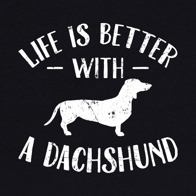 Life is better with a dachshund by captainmood